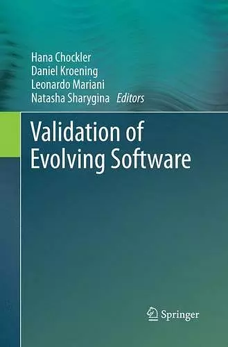 Validation of Evolving Software cover