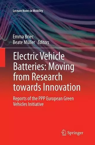 Electric Vehicle Batteries: Moving from Research towards Innovation cover