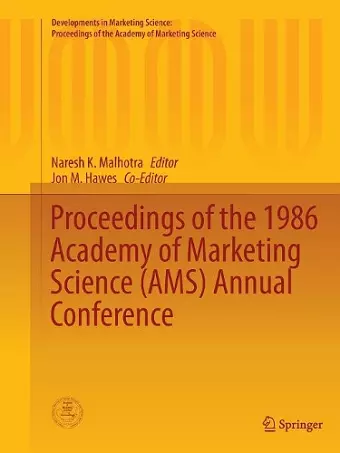 Proceedings of the 1986 Academy of Marketing Science (AMS) Annual Conference cover