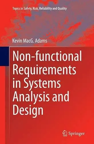 Non-functional Requirements in Systems Analysis and Design cover