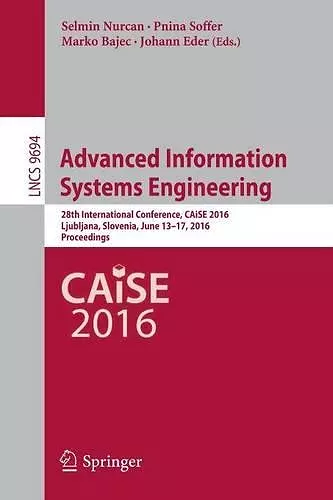 Advanced Information Systems Engineering cover