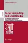 Social Computing and Social Media cover