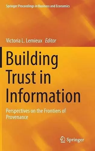 Building Trust in Information cover
