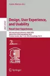 Design, User Experience, and Usability: Novel User Experiences cover