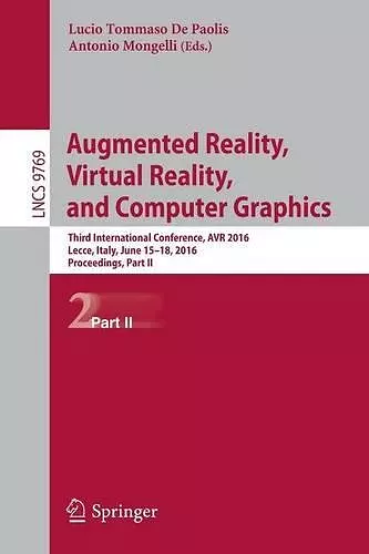 Augmented Reality, Virtual Reality, and Computer Graphics cover