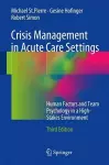 Crisis Management in Acute Care Settings cover