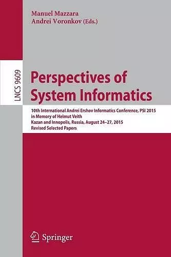 Perspectives of System Informatics cover