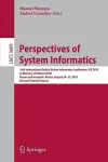 Perspectives of System Informatics cover