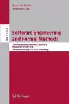 Software Engineering and Formal Methods cover