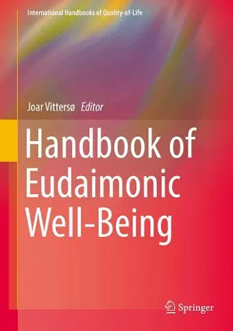 Handbook of Eudaimonic Well-Being cover