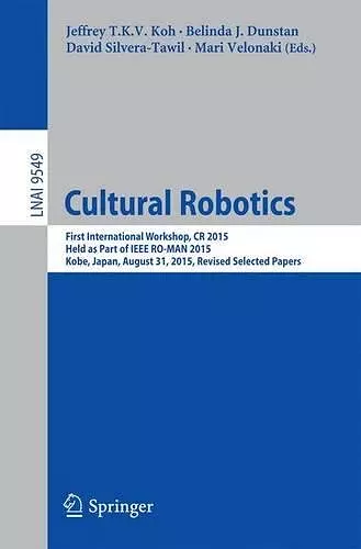 Cultural Robotics cover