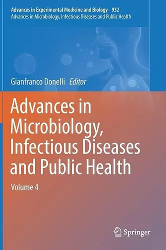 Advances in Microbiology, Infectious Diseases and Public Health cover