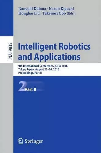 Intelligent Robotics and Applications cover