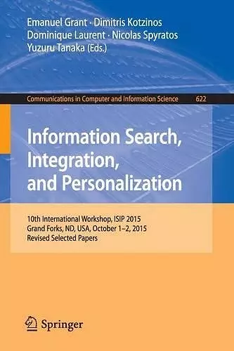 Information Search, Integration, and Personalization cover