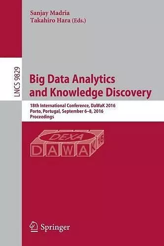 Big Data Analytics and Knowledge Discovery cover