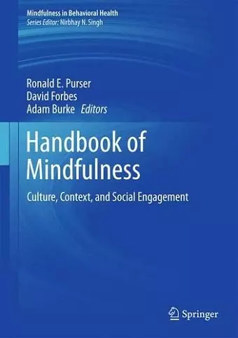 Handbook of Mindfulness cover