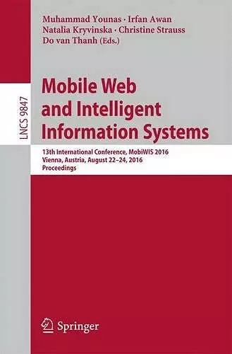 Mobile Web and Intelligent Information Systems cover