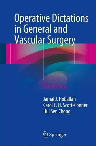 Operative Dictations in General and Vascular Surgery cover