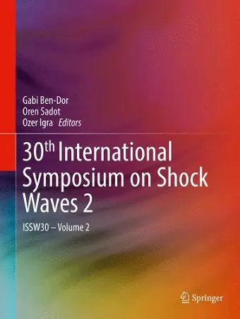30th International Symposium on Shock Waves 2 cover