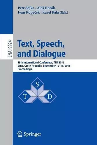 Text, Speech, and Dialogue cover