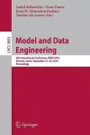Model and Data Engineering cover