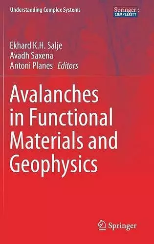 Avalanches in Functional Materials and Geophysics cover