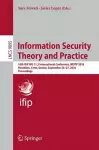 Information Security Theory and Practice cover