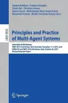 Principles and Practice of Multi-Agent Systems cover