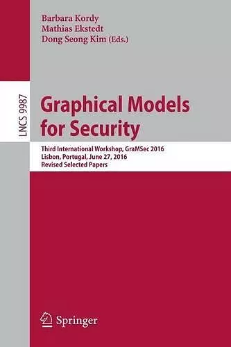 Graphical Models for Security cover