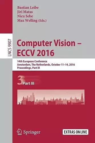 Computer Vision – ECCV 2016 cover