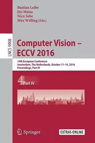 Computer Vision – ECCV 2016 cover