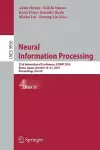 Neural Information Processing cover