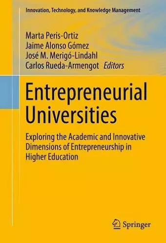 Entrepreneurial Universities cover
