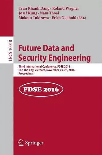 Future Data and Security Engineering cover