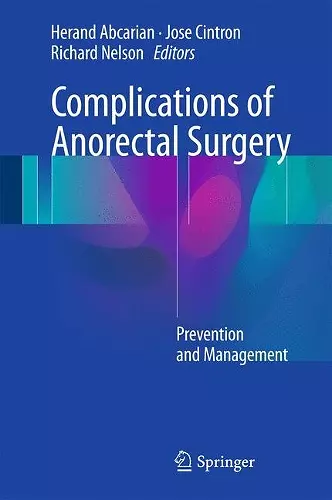 Complications of Anorectal Surgery cover