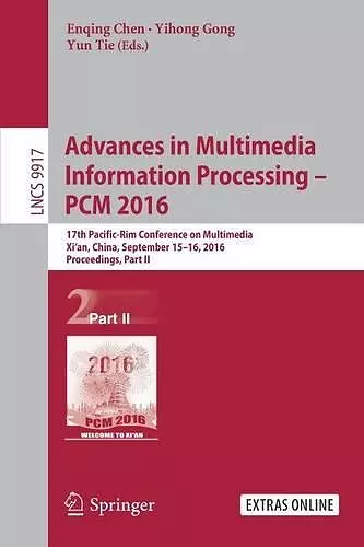 Advances in Multimedia Information Processing - PCM  2016 cover