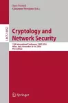 Cryptology and Network Security cover