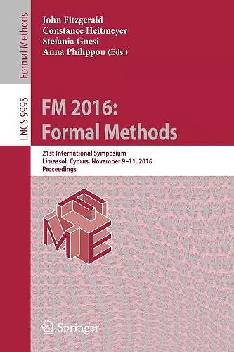 FM 2016: Formal Methods cover