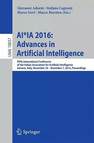 AI*IA 2016 Advances in Artificial Intelligence cover