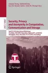 Security, Privacy and Anonymity in Computation, Communication and Storage cover