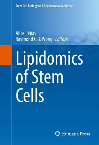 Lipidomics of Stem Cells cover
