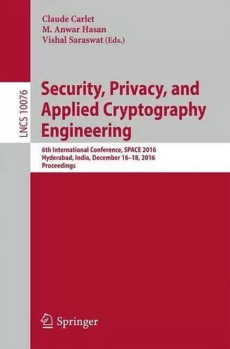 Security, Privacy, and Applied Cryptography Engineering cover