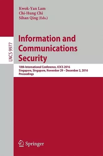 Information and Communications Security cover