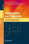 Computability and Complexity cover