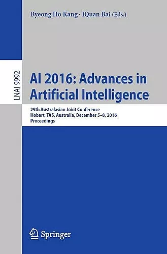 AI 2016: Advances in Artificial Intelligence cover