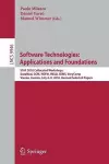 Software Technologies: Applications and Foundations cover