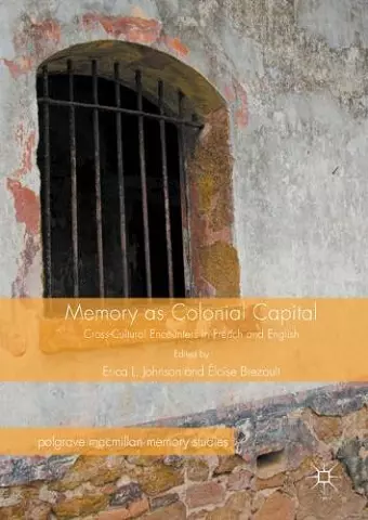 Memory as Colonial Capital cover