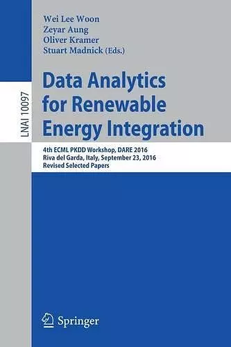 Data Analytics for Renewable Energy Integration cover