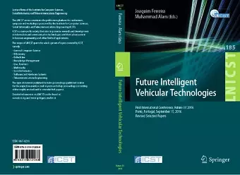 Future Intelligent Vehicular Technologies cover