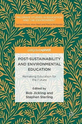 Post-Sustainability and Environmental Education cover